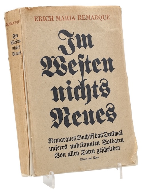 Couverture du livre : à l'ouest rien de nouveau d'Erich Maria Remarque