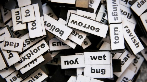 Des mots en vrac