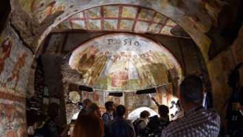 Catacombes de Domitilla &agrave; Rome