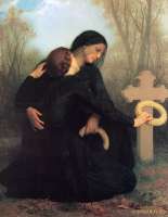 William Adolphe Bouguereau 1825-1905 - The Day of the Dead 1859