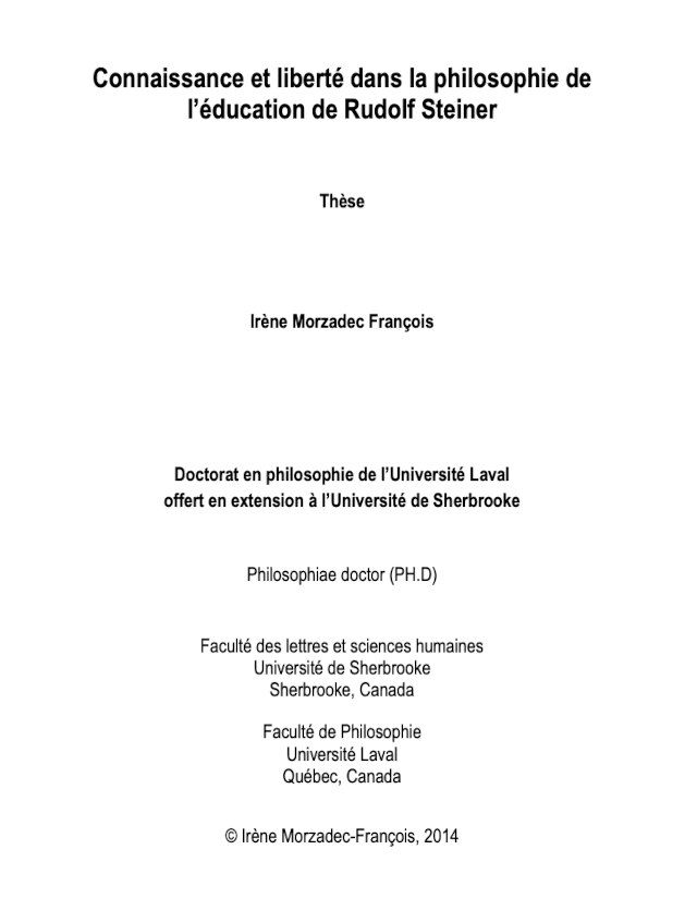 Couverture thèse de doctorat d'Irène Morzadec