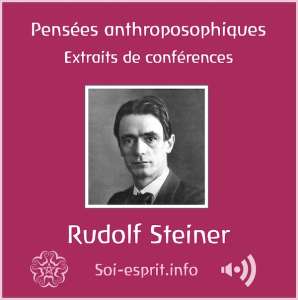PA Pochette de l'album pens&eacute;es anthroposophiques
